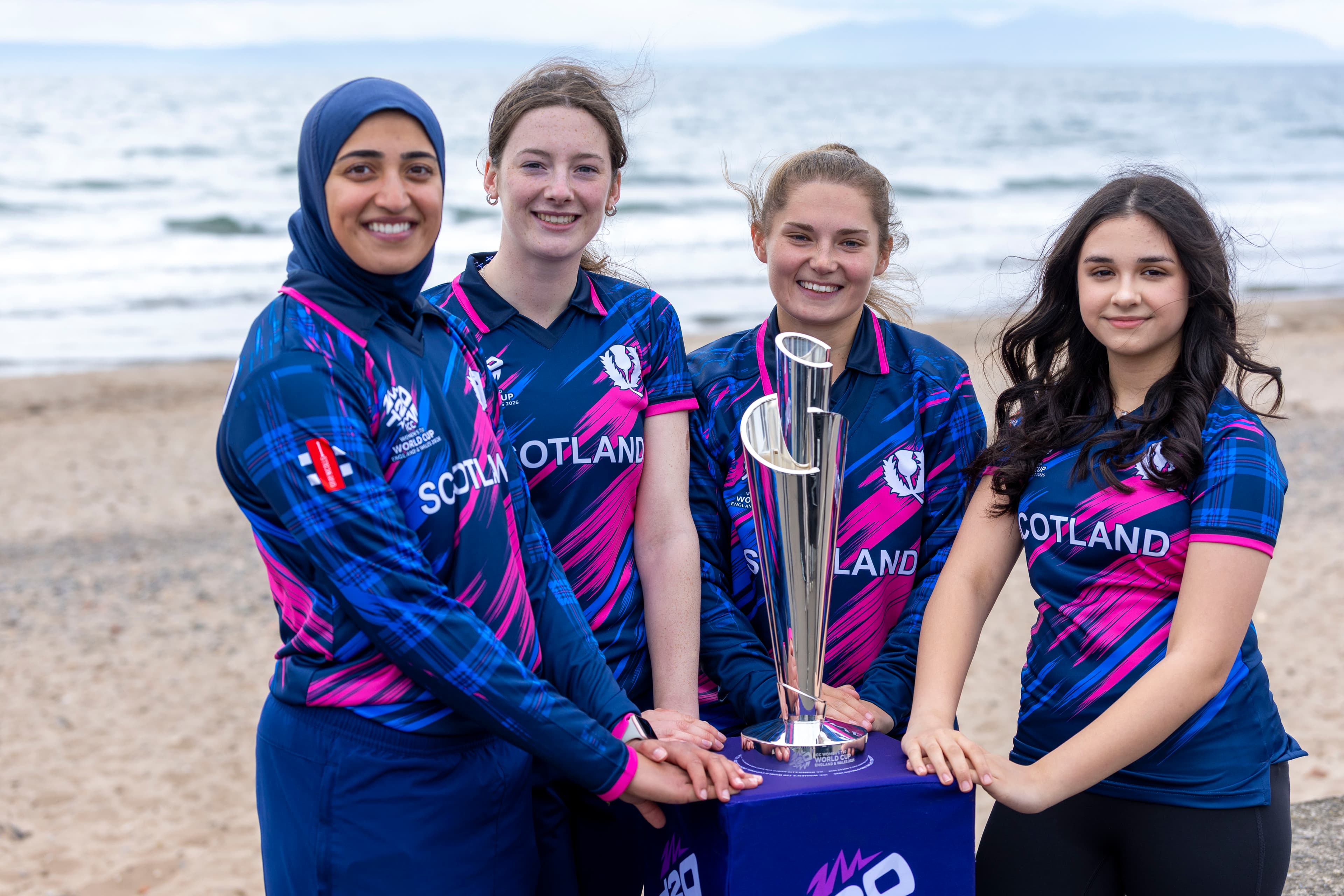 PRESTWICK JUNIOR MILLIE DESIGNS SCOTLAND'S NEW WORLD CUP SHIRT