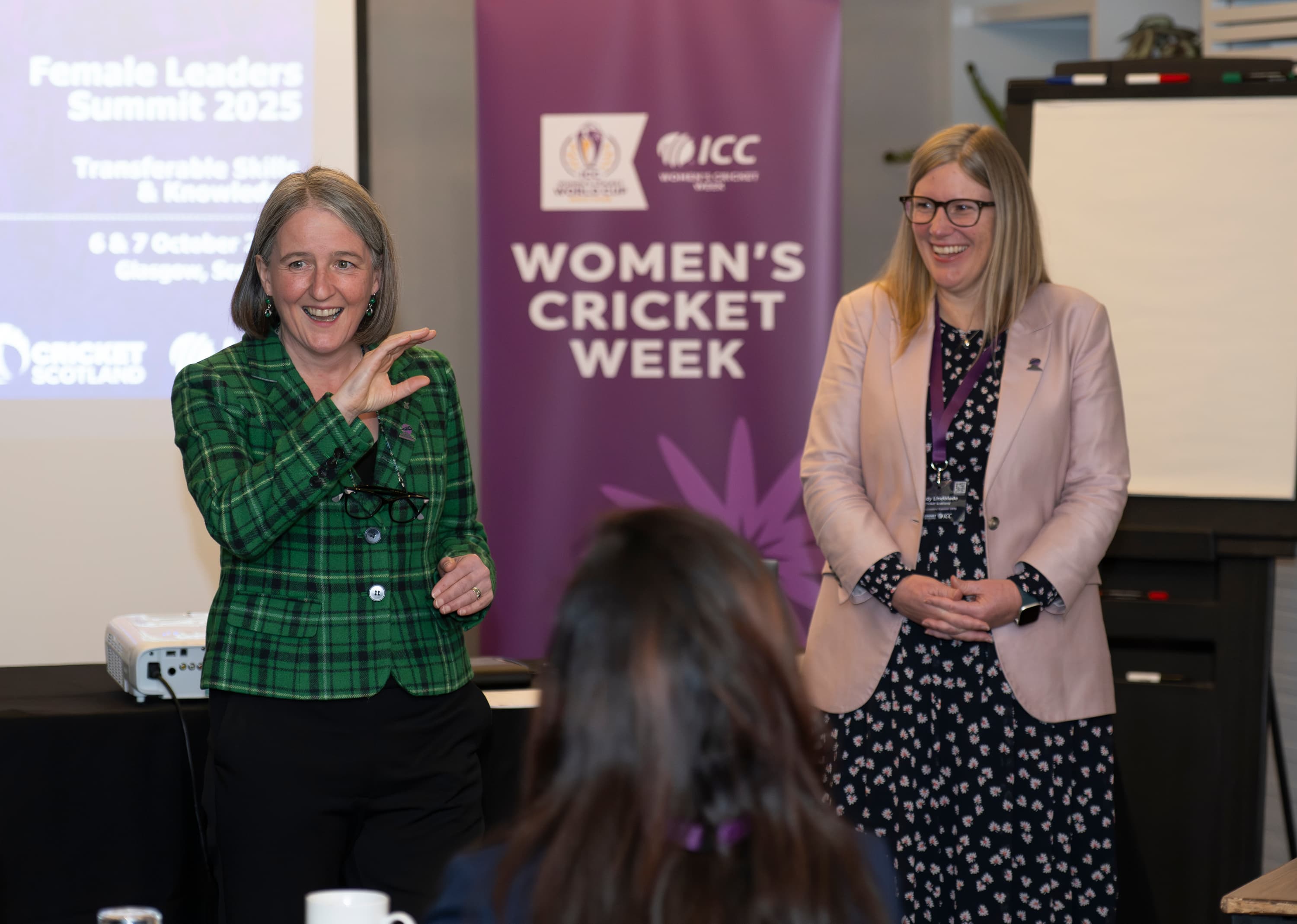 CRICKET SCOTLAND HOSTS ICC FEMALE LEADERSHIP SUMMIT